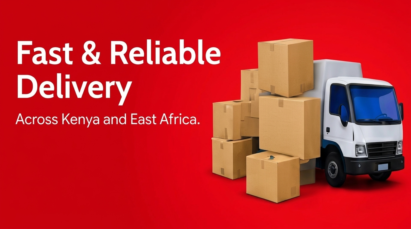 Fast & Reliable Delivery across Kenya and East Africa.